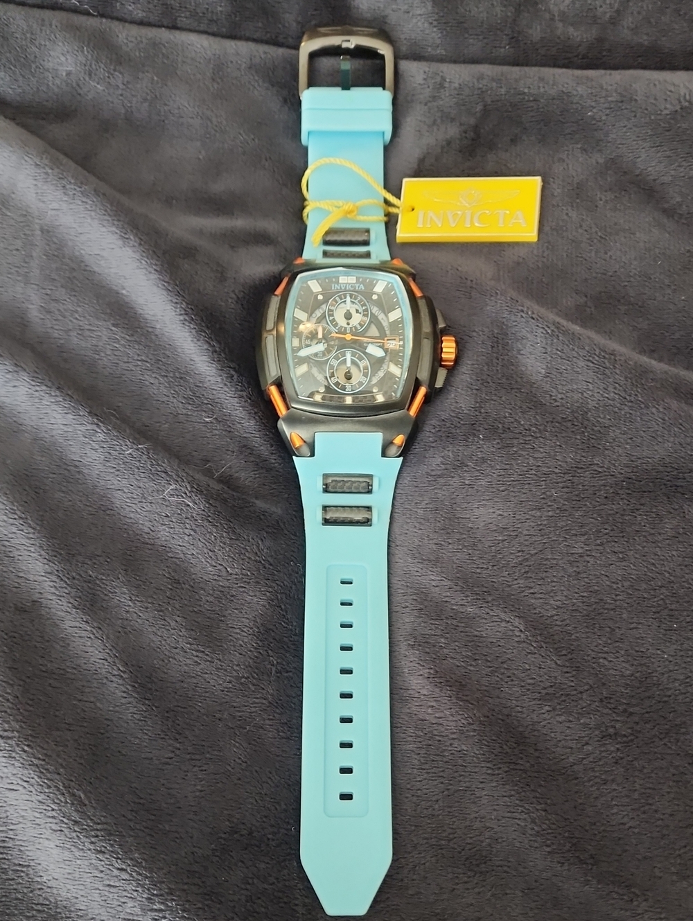 INVICTA S1 Rally Diablo Mens Watch, Black & Blue (34509)